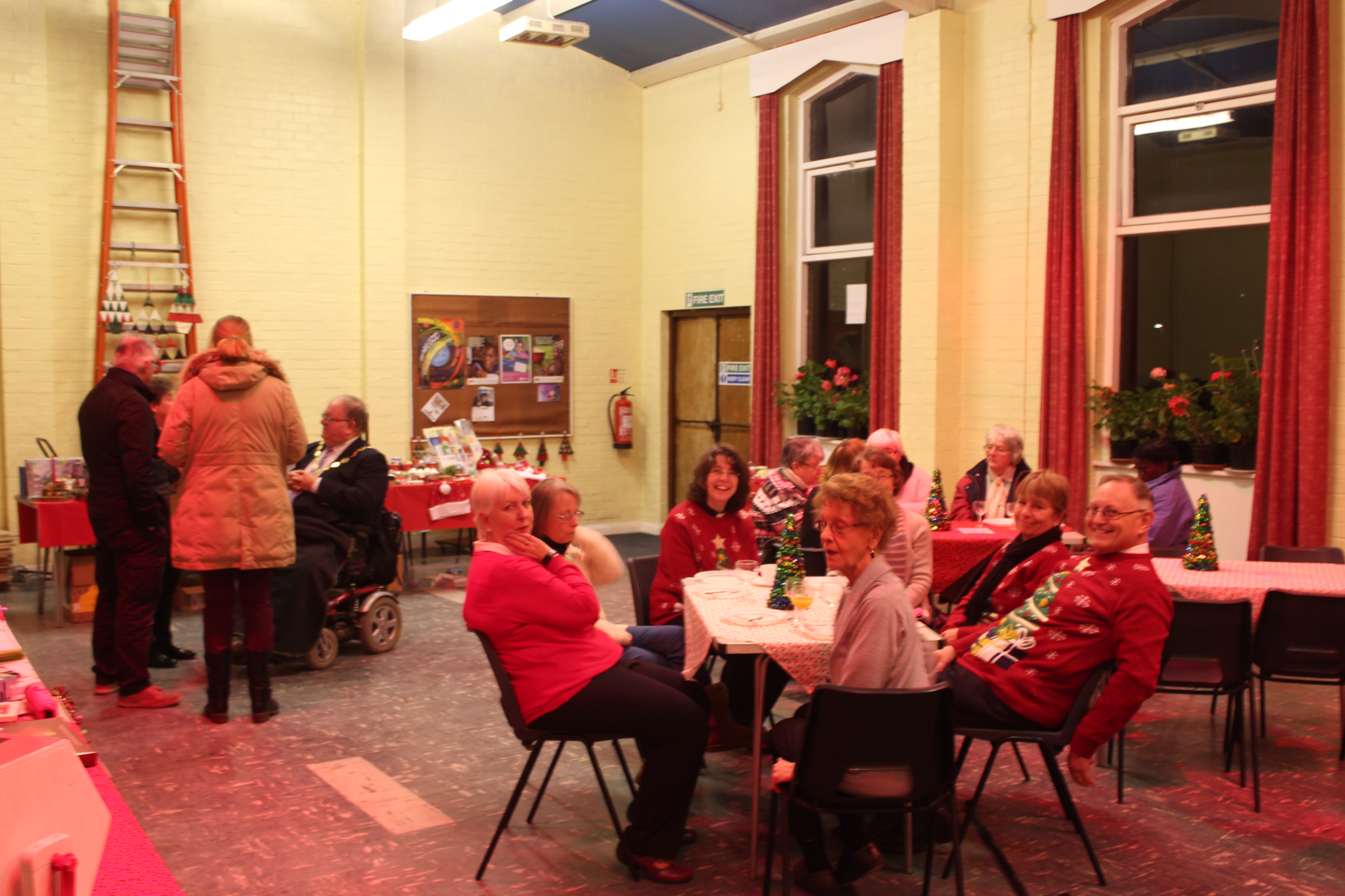 Refreshments in the church hall